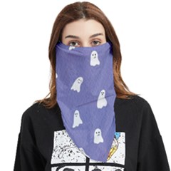 Ghost  Face Covering Bandana (triangle) by SychEva