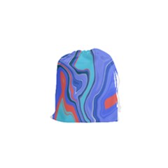 Water Drawstring Pouch (xs) by kiernankallan