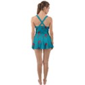 Red Drops Ruffle Top Dress Swimsuit View2