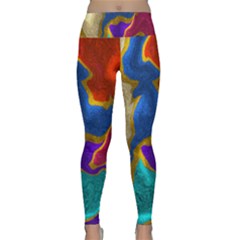 Shimmer Lightweight Velour Classic Yoga Leggings by kiernankallan