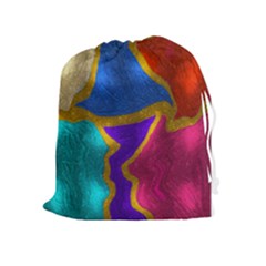 Shimmer 2 Drawstring Pouch (xl) by kiernankallan