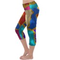 Shimmer 2 Lightweight Velour Capri Yoga Leggings View2