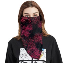 Red Abstraction Face Covering Bandana (triangle) by SychEva