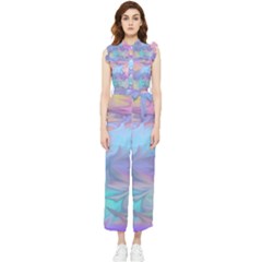 Pastels Women s Frill Top Jumpsuit by kiernankallan