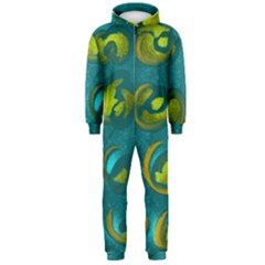 Gold On Green Hooded Jumpsuit (men)  by kiernankallan