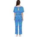 Blue Blue ocean Batwing Lightweight Jumpsuit View2