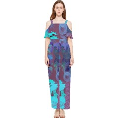 Hodge Podge Draped Sleeveless Chiffon Jumpsuit by kiernankallan