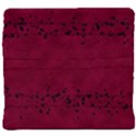 Black Splashes On Red Background Back Support Cushion View4