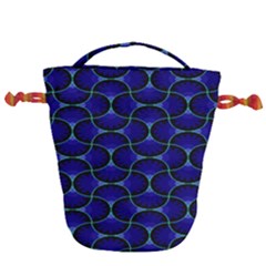 Abstract Geo Drawstring Bucket Bag by Sparkle