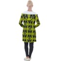 Digital Floral Longline Hooded Cardigan View2