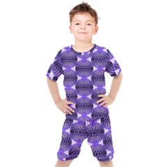 Modern Globes Kids  Tee And Shorts Set by Sparkle