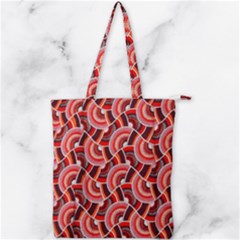 Digital Waves Double Zip Up Tote Bag by Sparkle