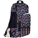Chartres-cathedral-notre-dame-de-paris-amiens-cath-stained-glass Double Compartment Backpack View2