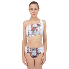 Rag-flats-onion-flats-llc-architecture-drawing Graffiti-architecture Spliced Up Two Piece Swimsuit by Sudhe