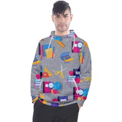 80s And 90s School Pattern Men s Pullover Hoodie by NerdySparkleGoth