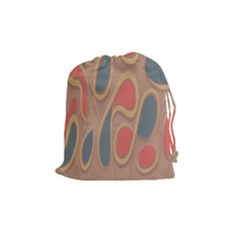 Background-abstract-non-seamless Drawstring Pouch (medium) by Sudhe
