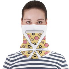Pizza-slice-food-italian Face Seamless Bandana (adult) by Sudhe