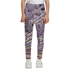 Abstract-drawing-design-modern Kids  Skirted Pants by Sudhe