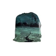Industry-setting-world-urban Drawstring Pouch (medium) by Sudhe