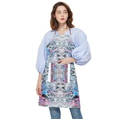 Abstract Waves Iii Pocket Apron by kaleidomarblingart