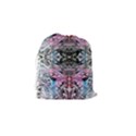 Abstract Waves-Mixed media Drawstring Pouch (Small) View2