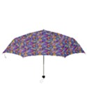 Multicolored Circles And Spots Folding Umbrellas View3