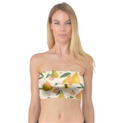 Yellow Juicy Pears And Apricots Bandeau Top by SychEva