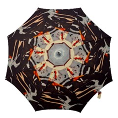 Iceland-landscape-mountains-snow Hook Handle Umbrellas (small) by Amaryn4rt