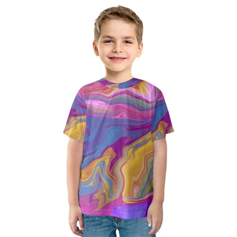 Flow Kids  Sport Mesh Tee by kiernankallan