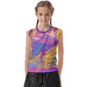 Flow Kids  Raglan Cap Sleeve Tee View1