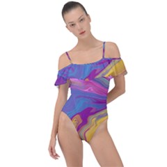 Flow Frill Detail One Piece Swimsuit by kiernankallan