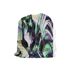 In Orbit Drawstring Pouch (large) by MRNStudios