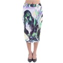 In Orbit Velvet Midi Pencil Skirt View1