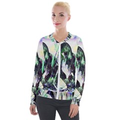 In Orbit Velvet Zip Up Jacket by MRNStudios