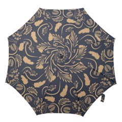 Folk Flowers Pattern  Hook Handle Umbrellas (small) by Eskimos