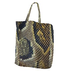Leatherette Snake 2 Giant Grocery Tote by skindeep