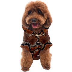 Leatherette Snake 3 Dog Coat by skindeep