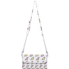Pattern Cute Flash Design Mini Crossbody Handbag by brightlightarts