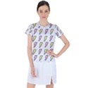 Pattern Cute Flash Design Women s Sports Top View1