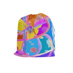 Sun Tea Drawstring Pouch (large) by kiernankallan
