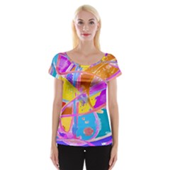 Sun Tea Cap Sleeve Top by kiernankallan