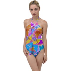 Sun Tea Go With The Flow One Piece Swimsuit by kiernankallan