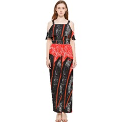  Draped Sleeveless Chiffon Jumpsuit by kiernankallan