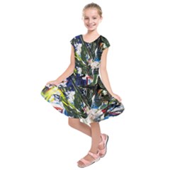 Snow In A City-1-1 Kids  Short Sleeve Dress by bestdesignintheworld