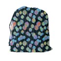 Multi-colored Circles Drawstring Pouch (2XL) View2