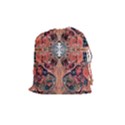 Abstract marbled patterns Drawstring Pouch (Medium) View1