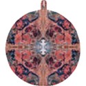 Abstract marbled patterns Round Trivet View1