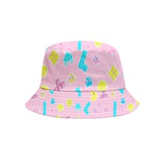 Arcade Dreams Pink Bucket Hat (kids) by thePastelAbomination