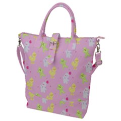 Pastel Adventure Buckle Top Tote Bag by thePastelAbomination