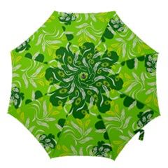 Folk Flowers Pattern Floral Surface Design Seamless Pattern Hook Handle Umbrellas (small) by Eskimos
